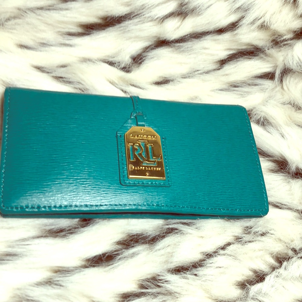 Ralph Lauren Lauren Kelly green wallet
